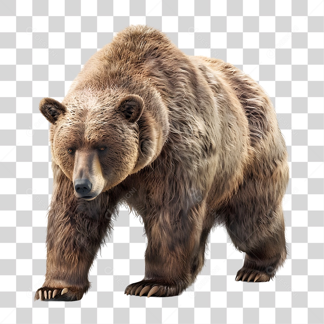 Urso Selvagem PNG Transparente