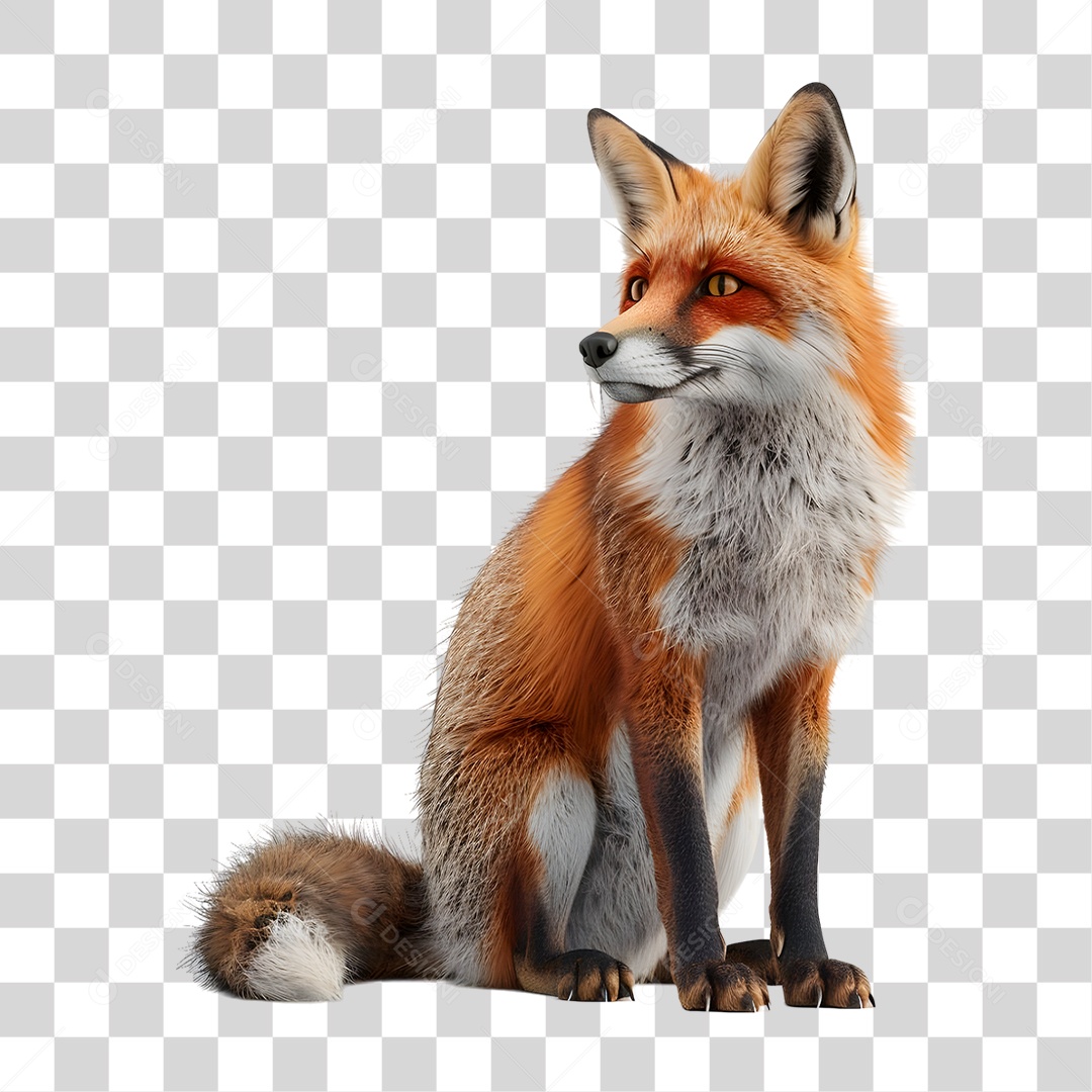 Raposa PNG Transparente