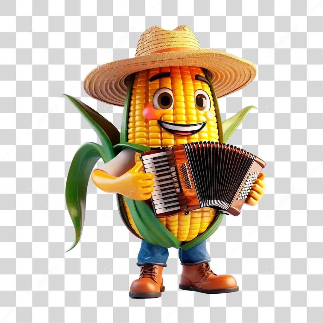 Mascote Nordestino PNG Transparente