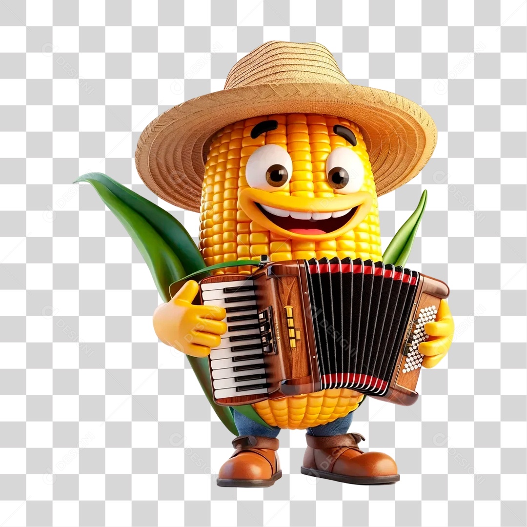 Mascote Nordestino PNG Transparente