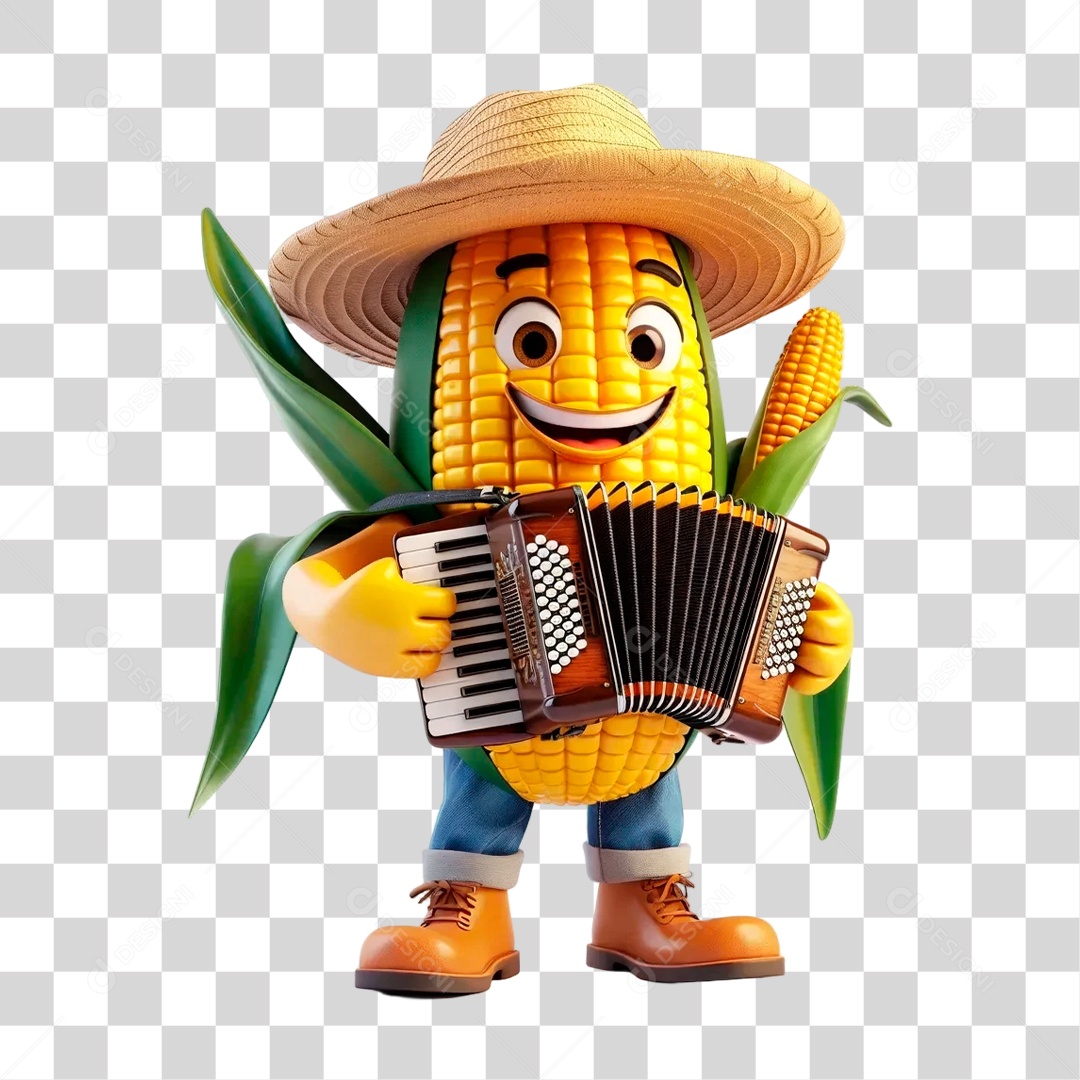 Mascote Nordestino PNG Transparente