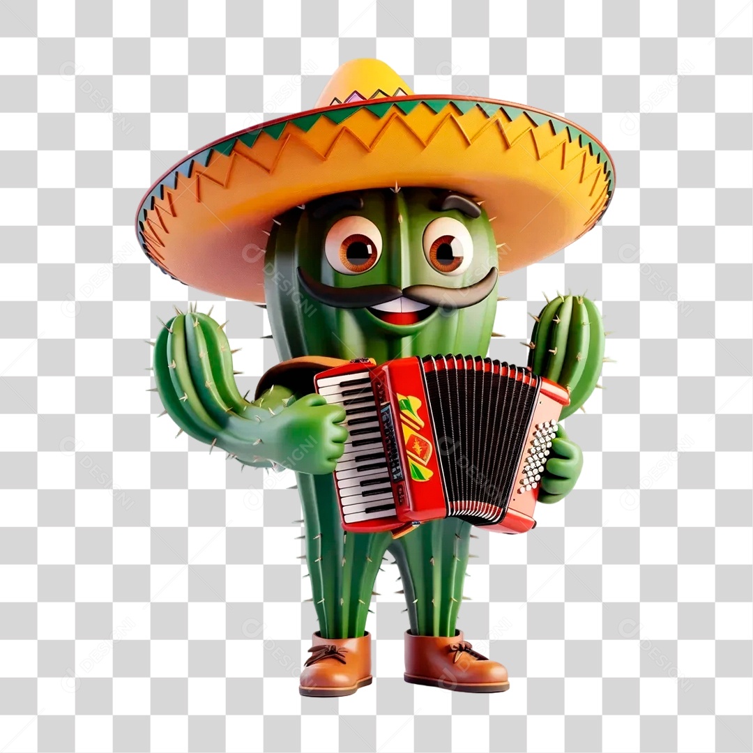 Mascote Nordestino PNG Transparente