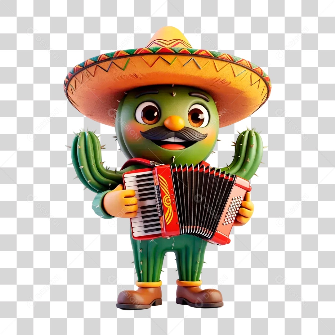 Mascote Nordestino PNG Transparente