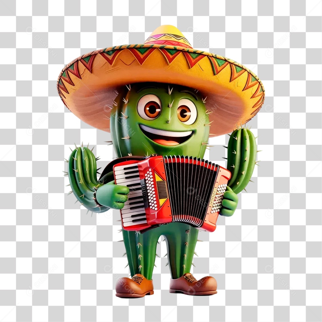 Mascote Nordestino PNG Transparente