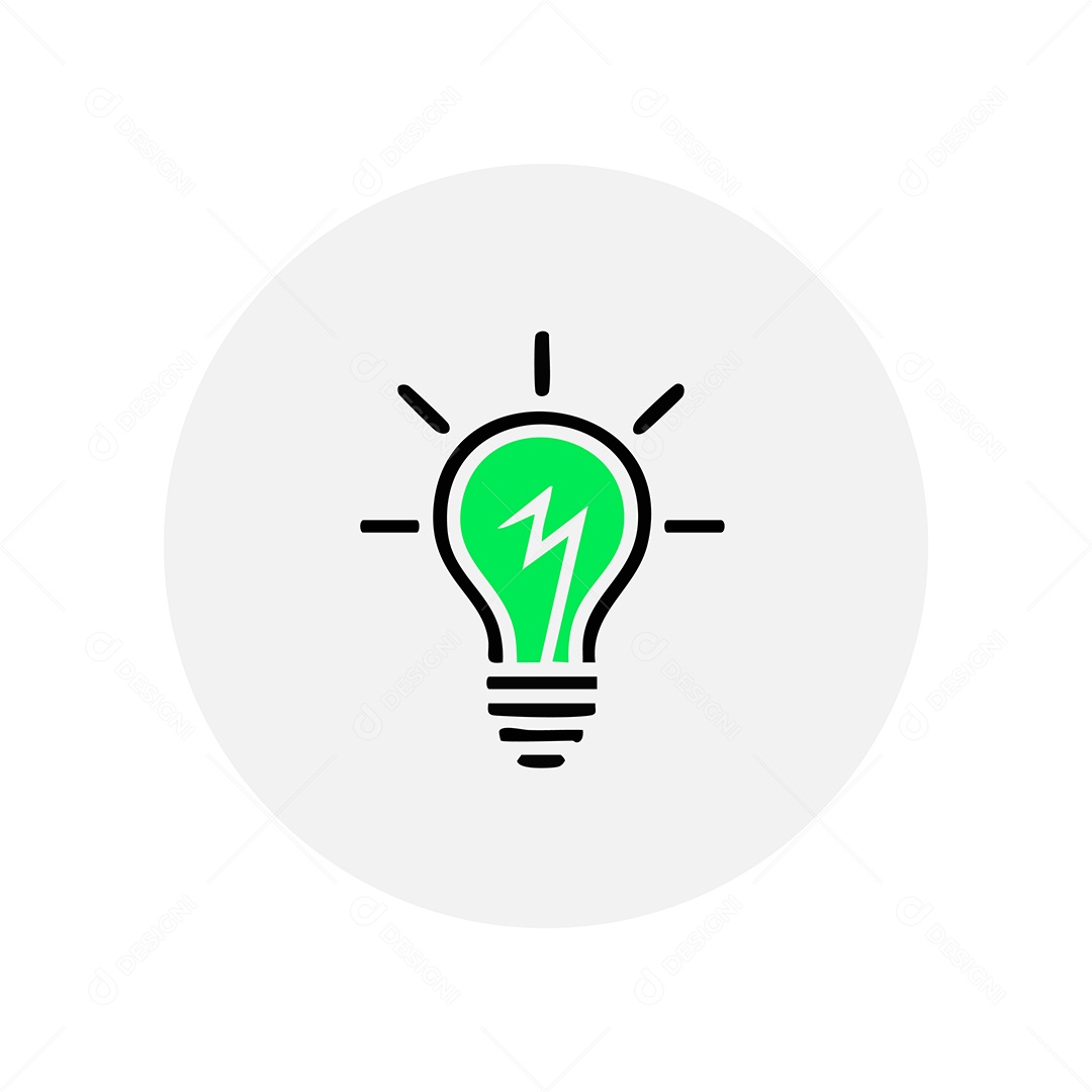 Modelo de Logo Energia Solar Vetor EPS