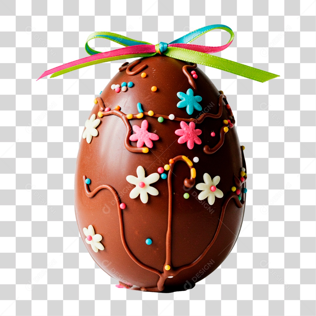 Ovo de Chocolate PNG Transparente