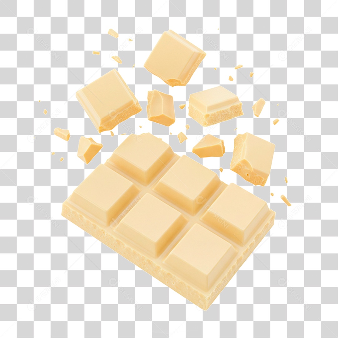 Pedaço de Chocolate PNG Transparente