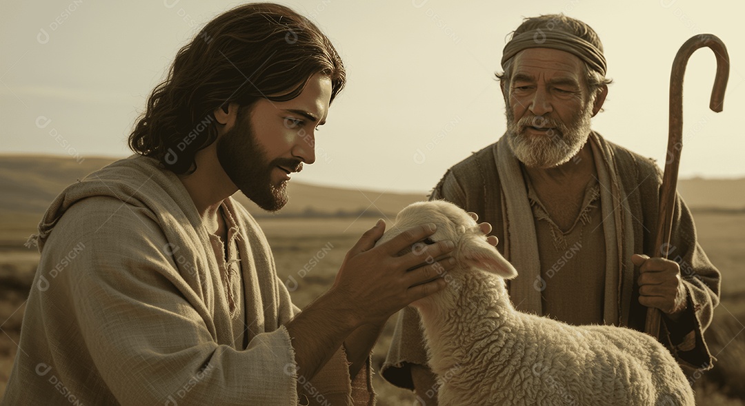 Semelhança de Cristo com pastor de ovelhas