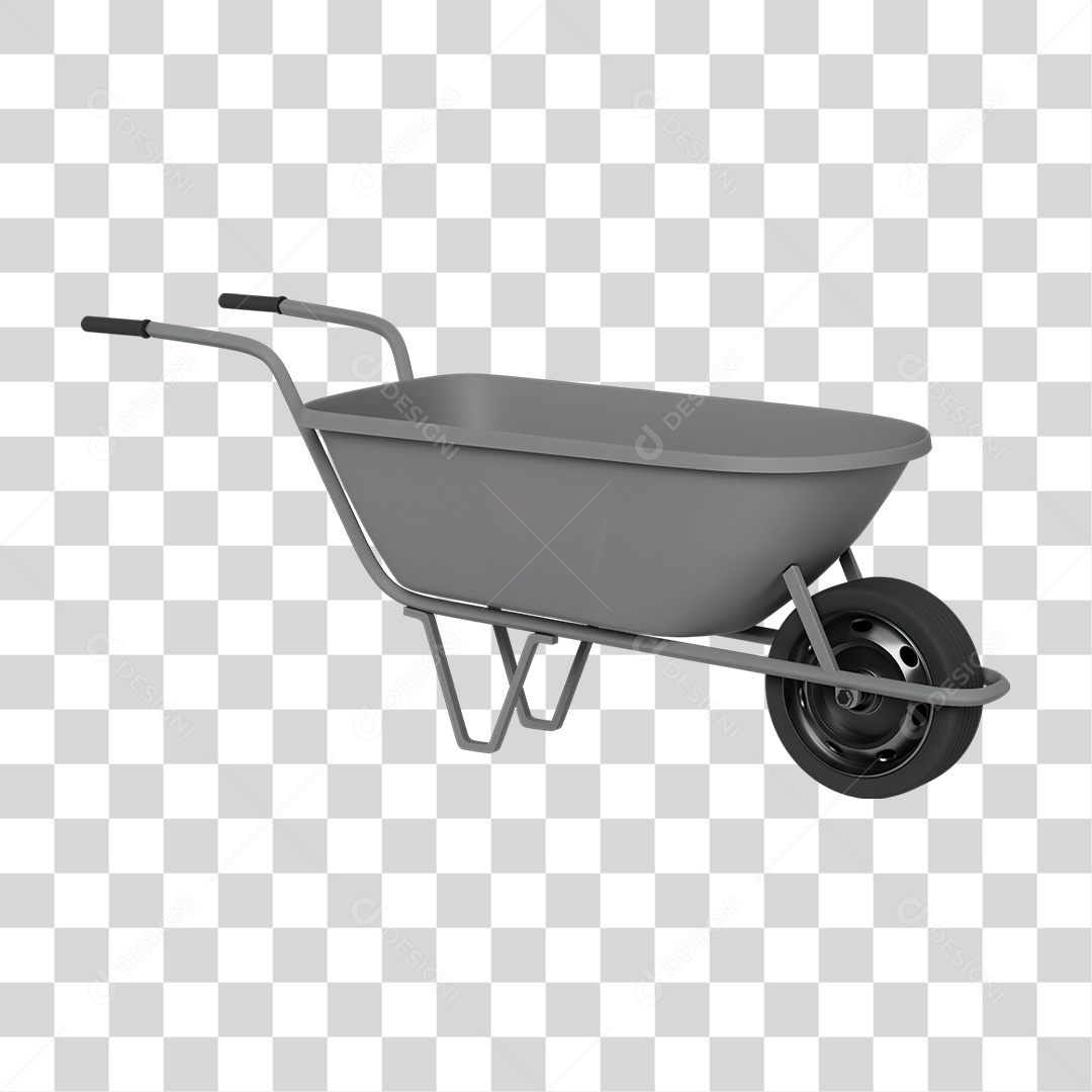 Carrinho de Mão PNG Transparente