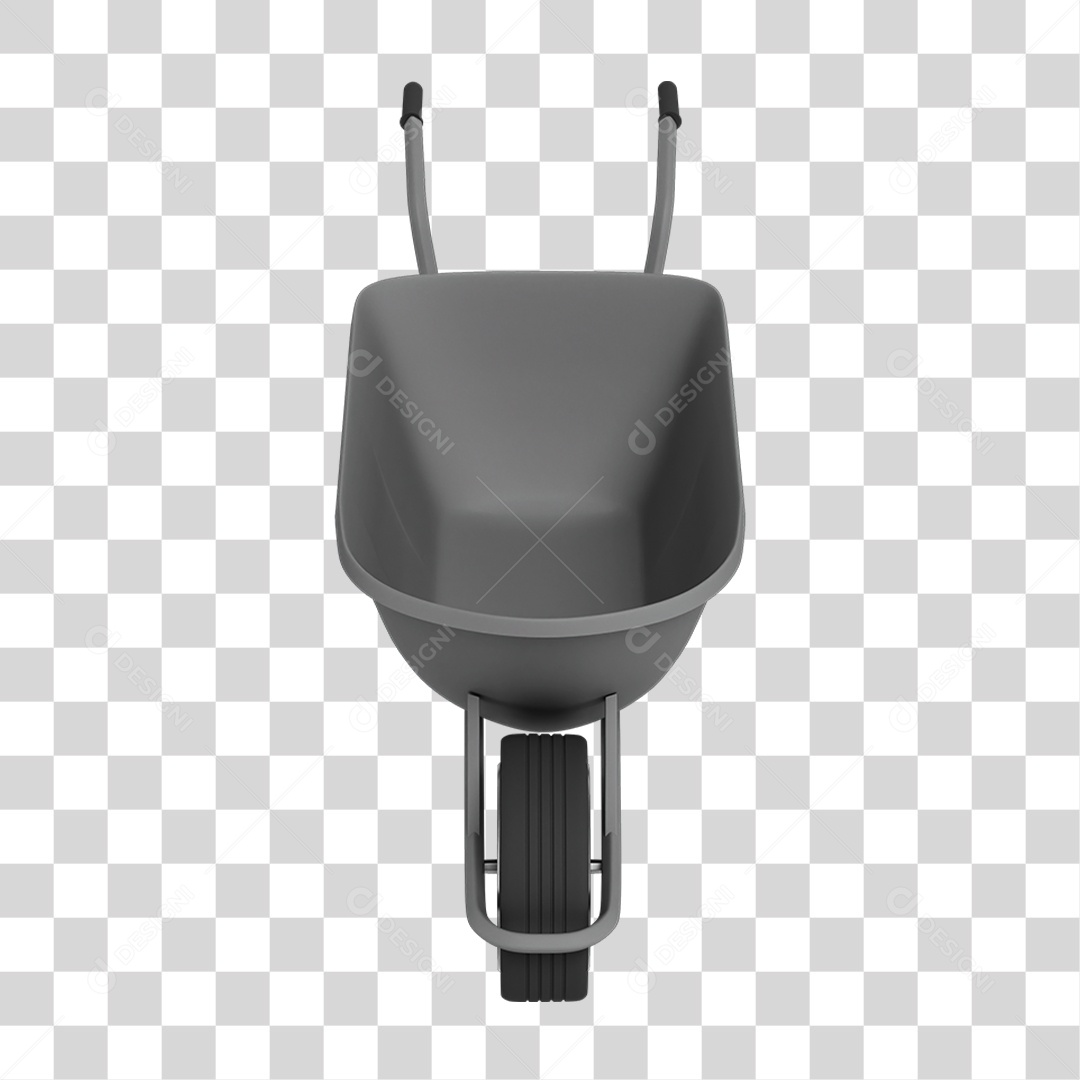 Carrinho de Mão PNG Transparente