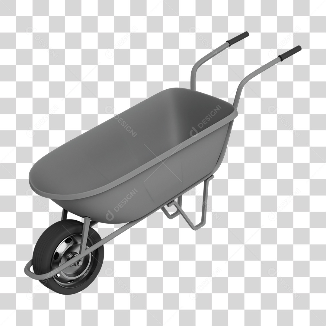 Carrinho de Mão PNG Transparente