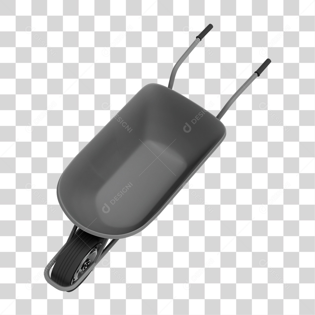 Carrinho de Mão PNG Transparente