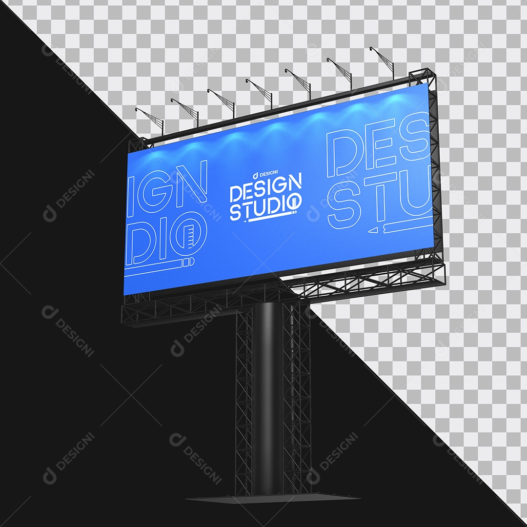 Mockup de Outdoor para Publicidade PSD Editável