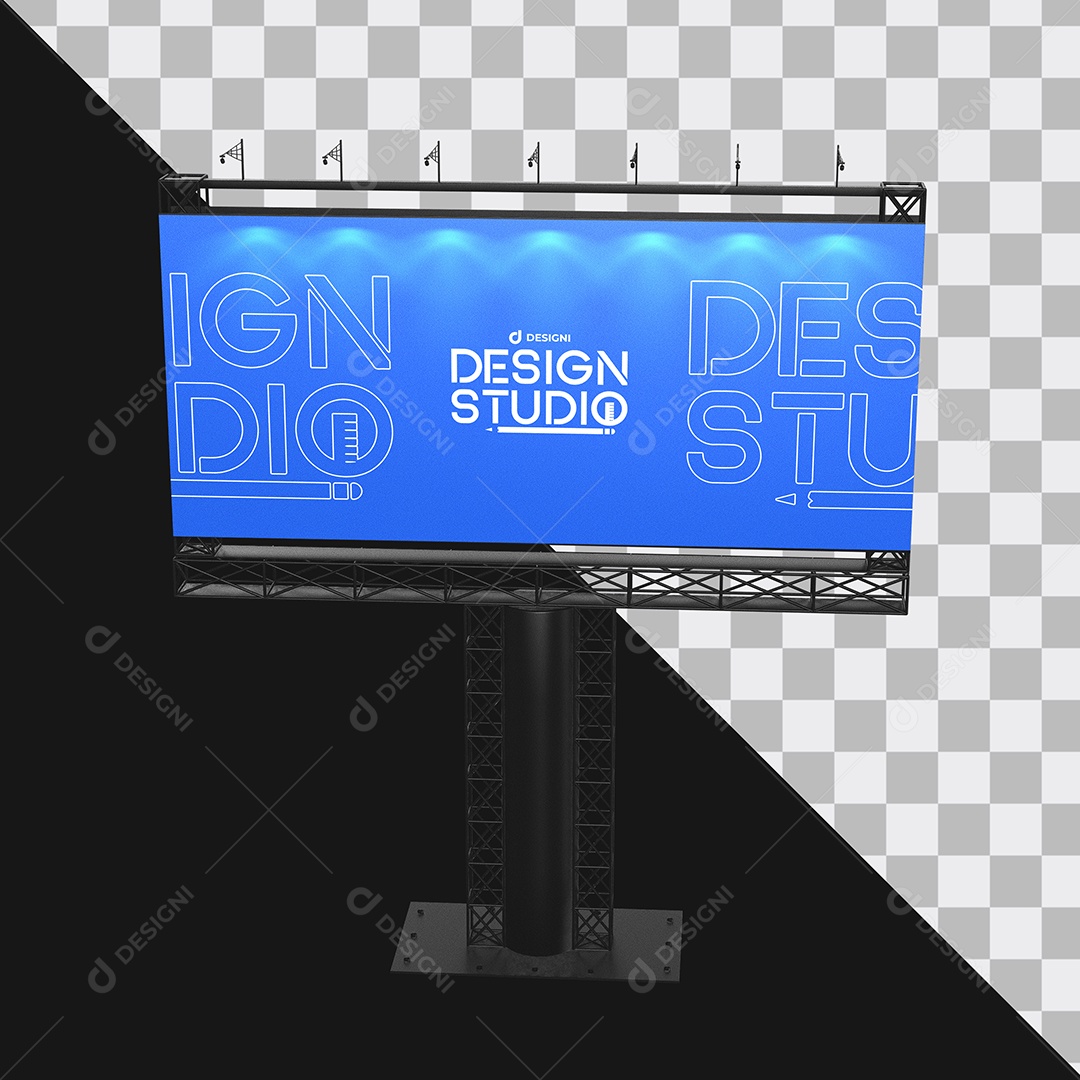 Mockup de Outdoor para Publicidade PSD Editável