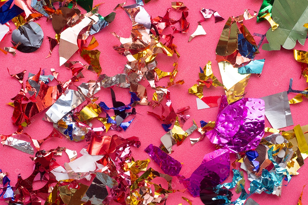 Fundo colorido com enfeites de carnaval