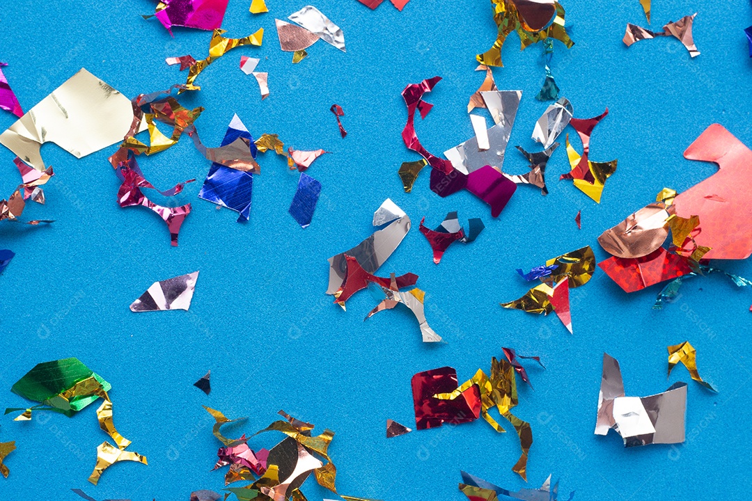 Fundo colorido com enfeites de carnaval