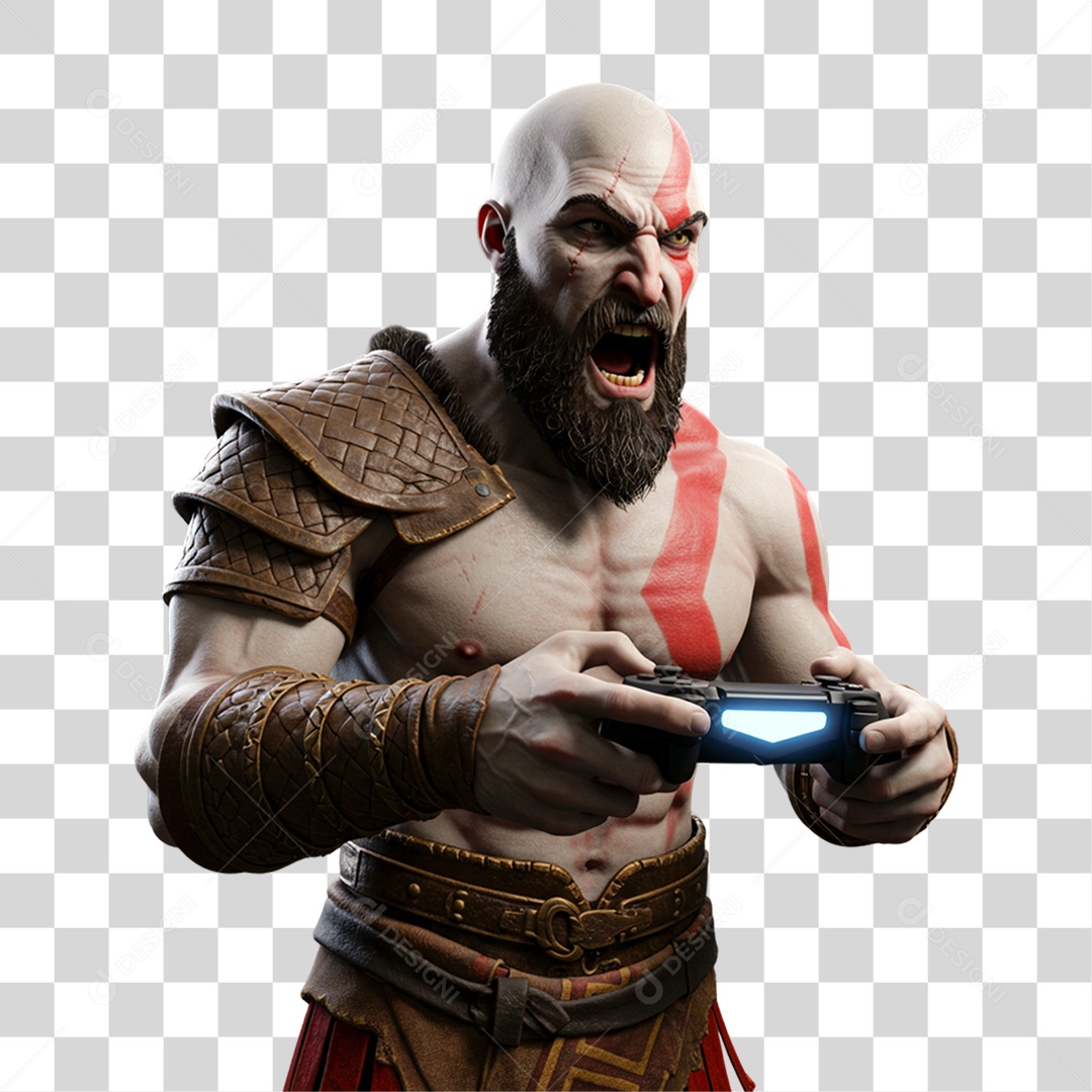 PNG Personagem Kratos Jogos PNG Transparente