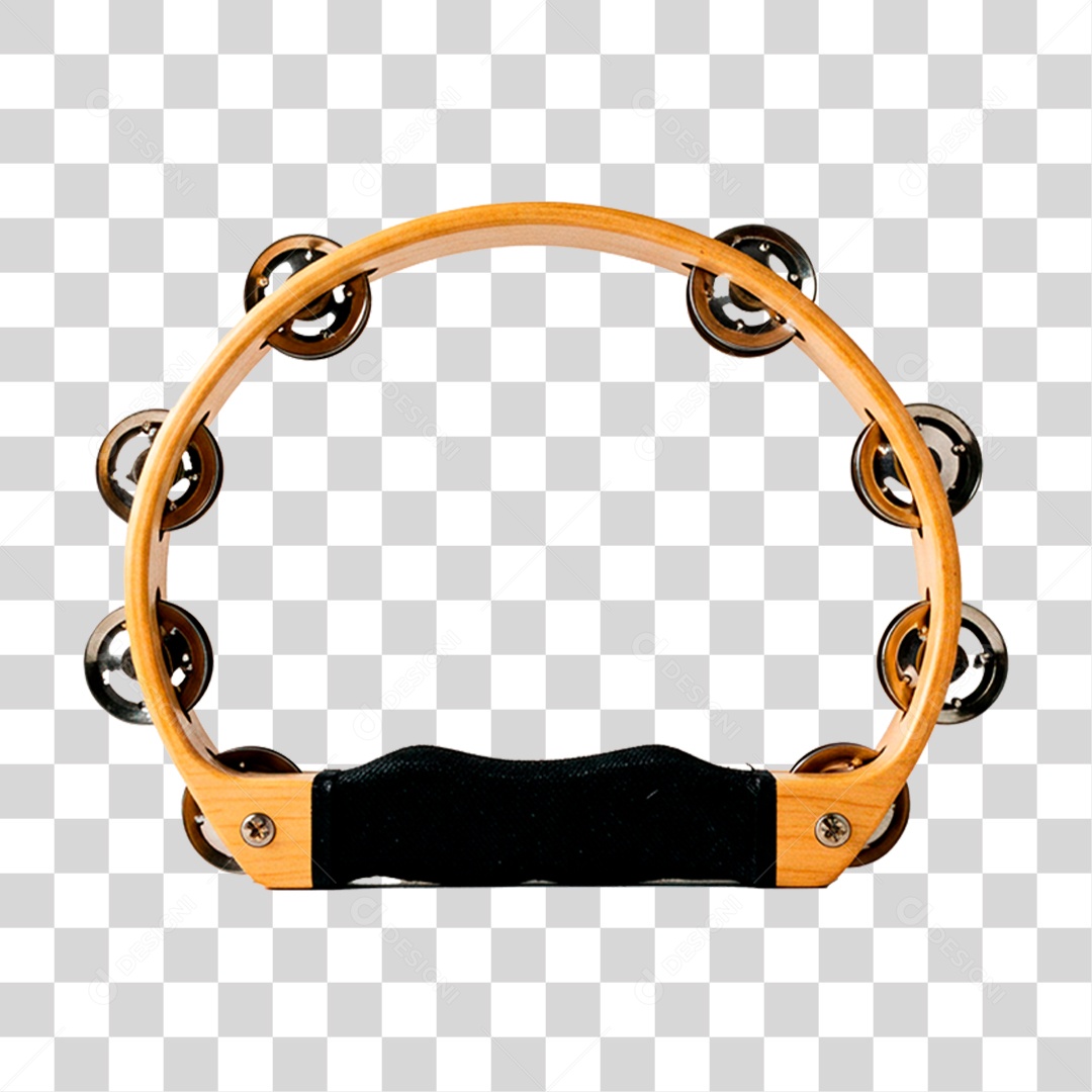 Pandeiro Meia Lua PNG Transparente