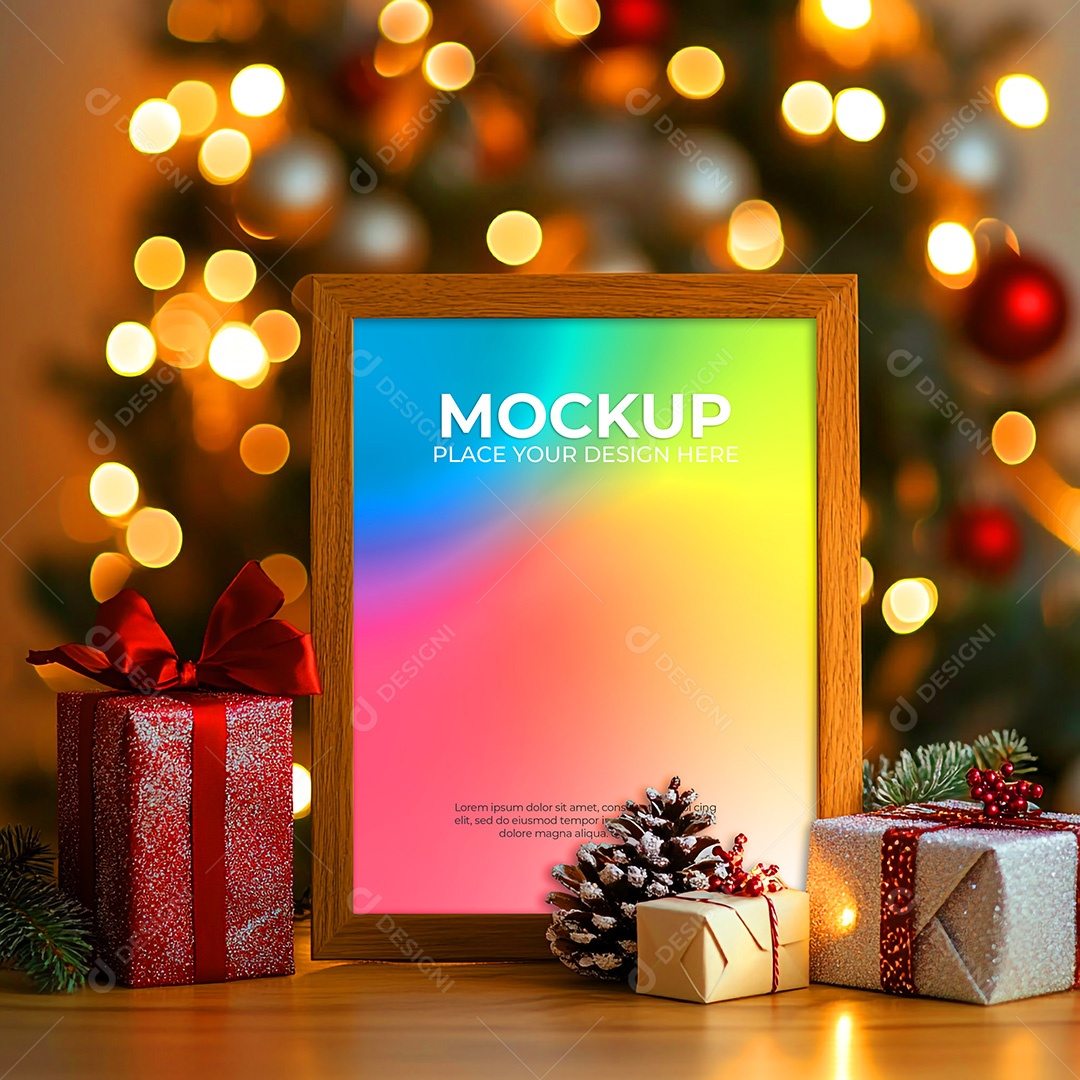 Quadro Mockup PSD Editável