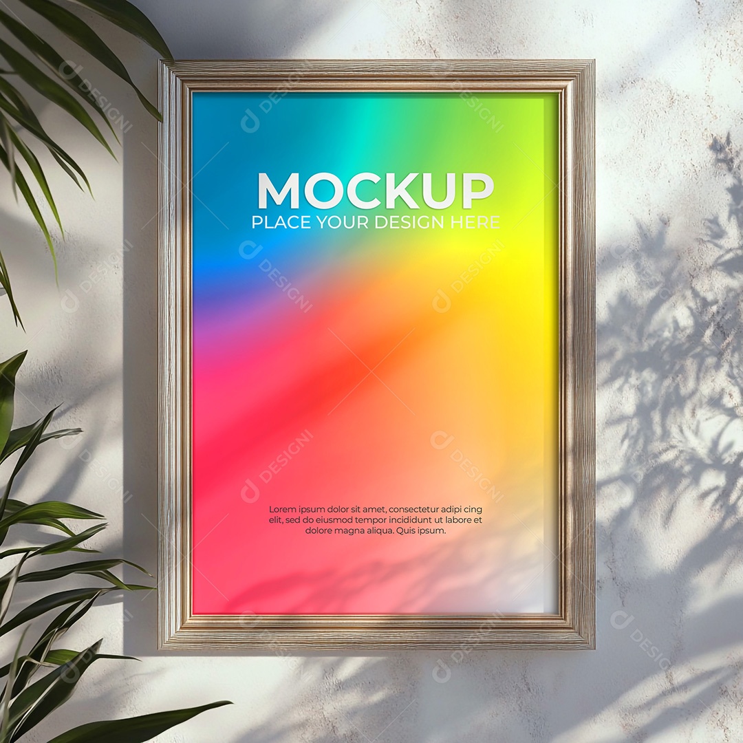 Quadro Mockup PSD Editável