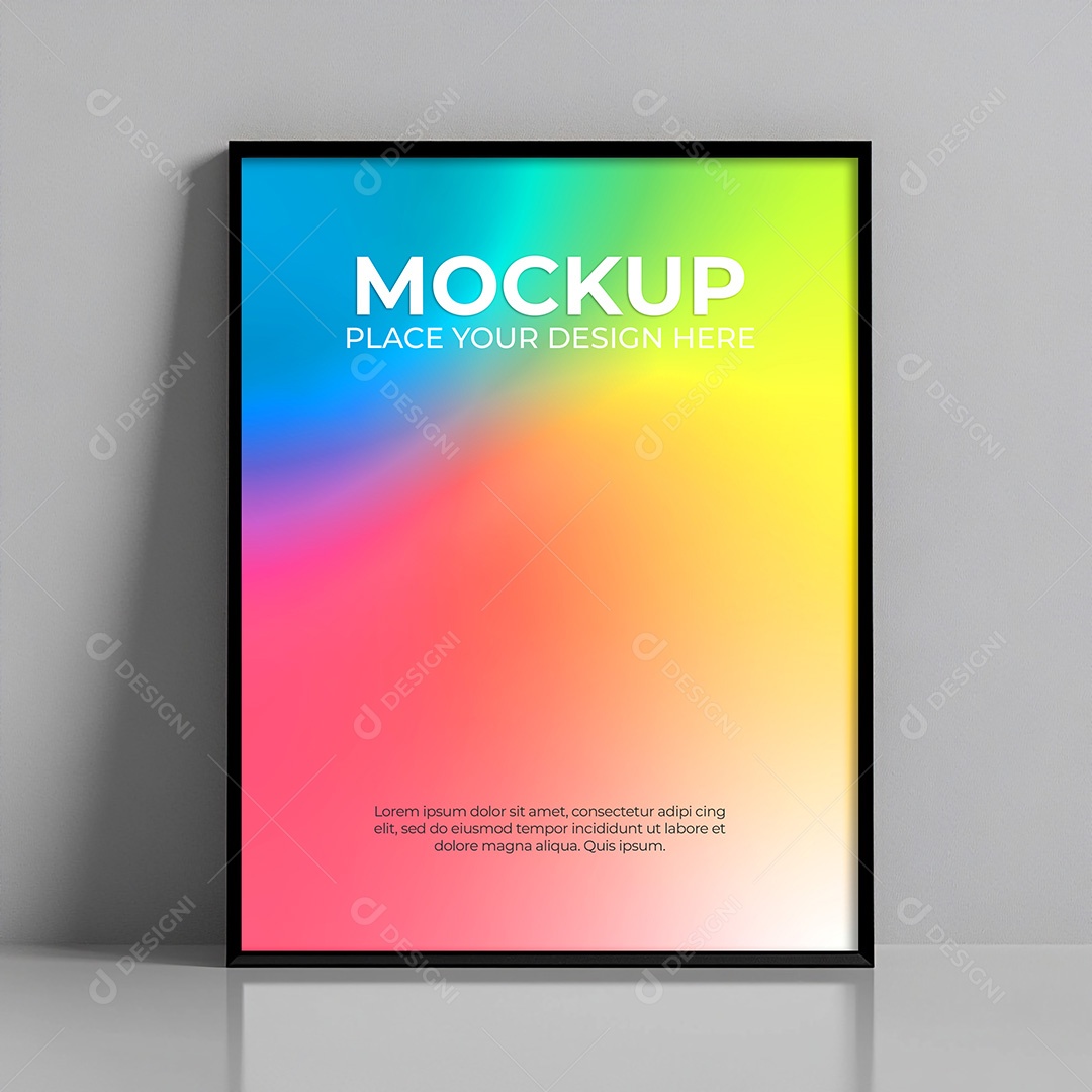 Quadro Mockup PSD Editável