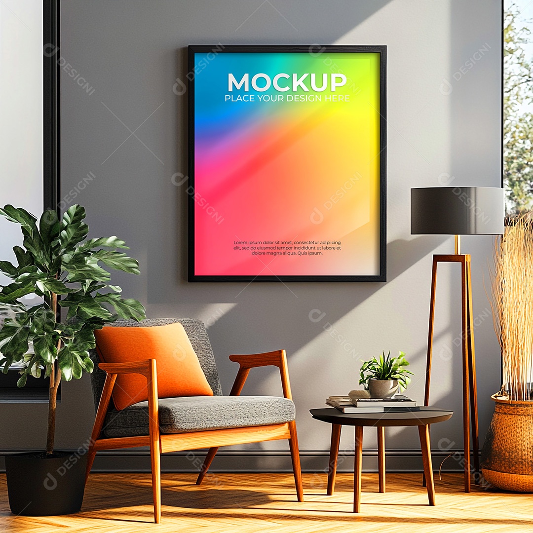 Moldura de Quadro Mockup PSD
