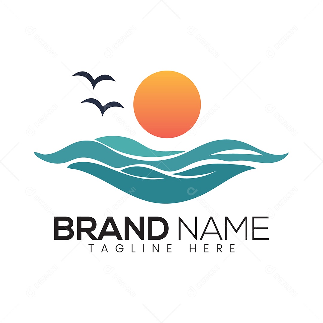 Modelo de Logo Ilustração Vetor EPS