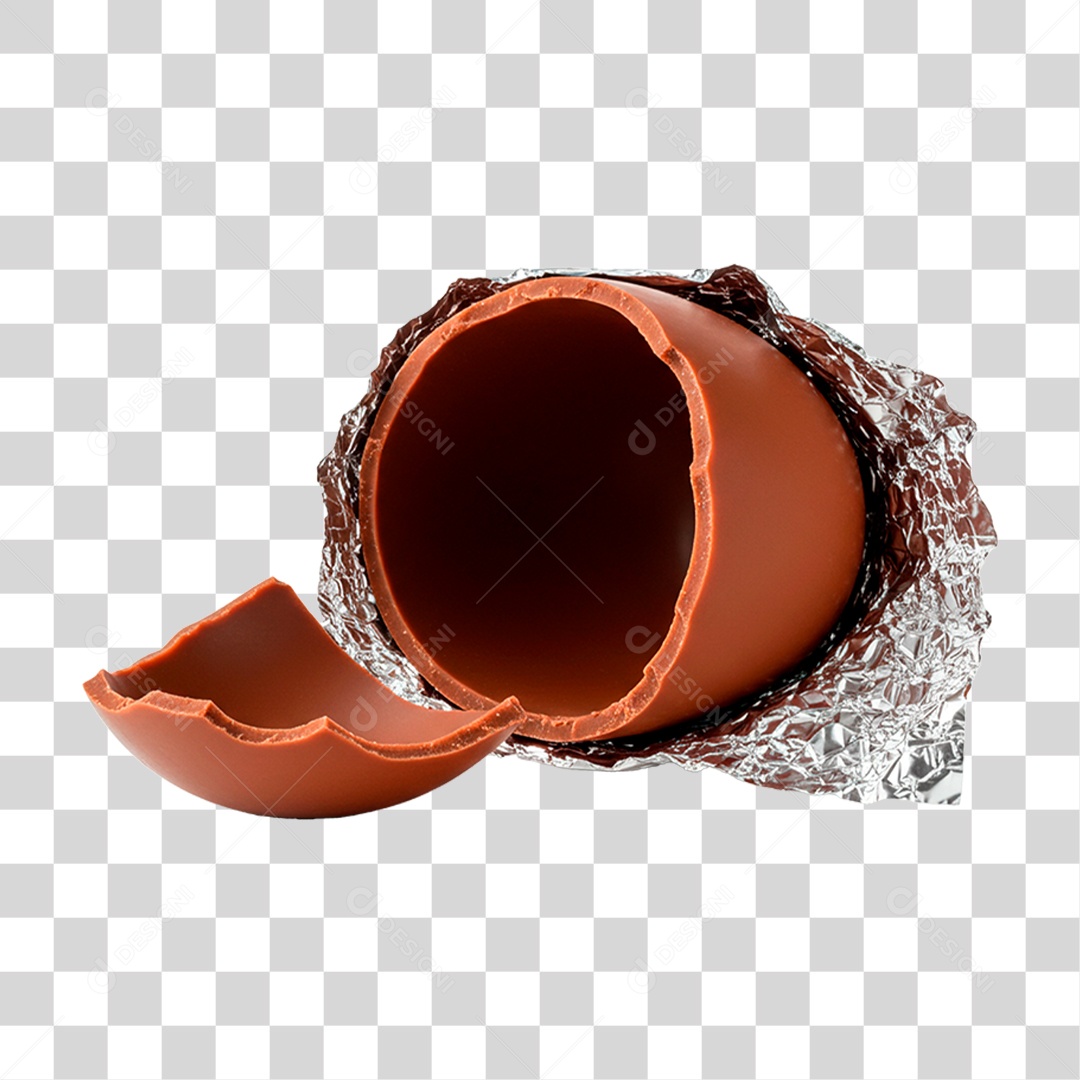 Ovo de Chocolate PNG Transparente