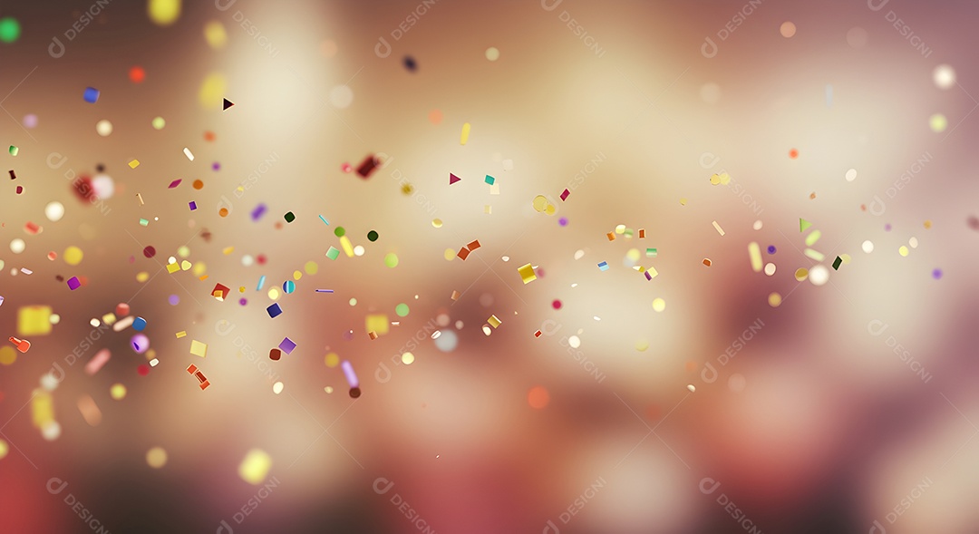 Imagem representa um efeito visual que se assemelha a confetes ou glitter