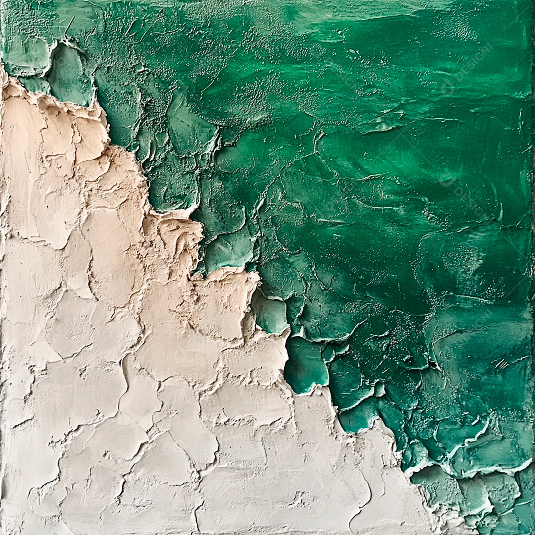 Uma foto realista de um gesso de tela feito à mão