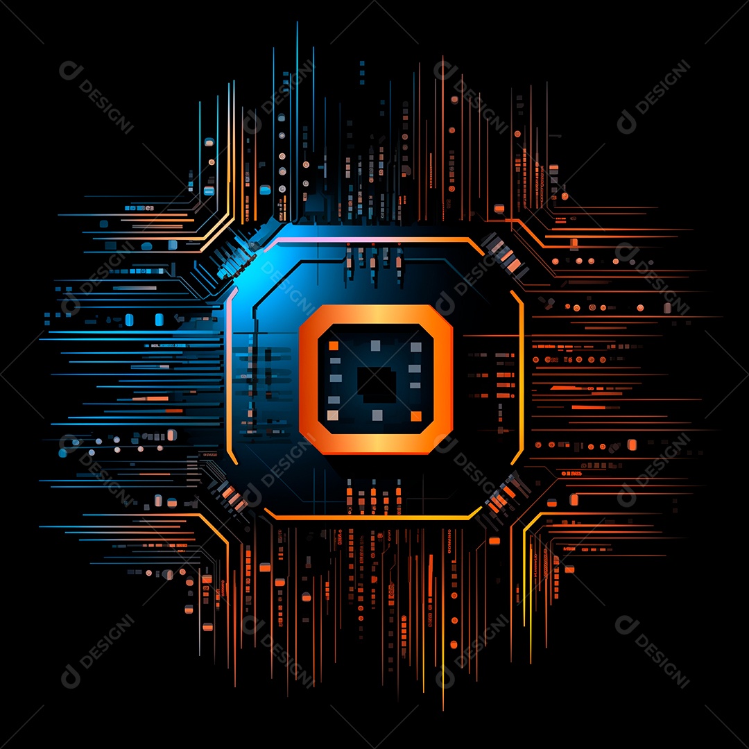 Arte pixel tecnologia logotipo corporativo demonstração