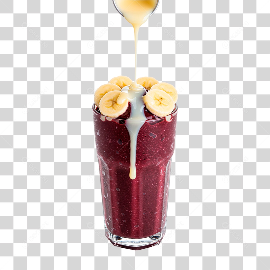 Copo de Açaí PNG Transparente