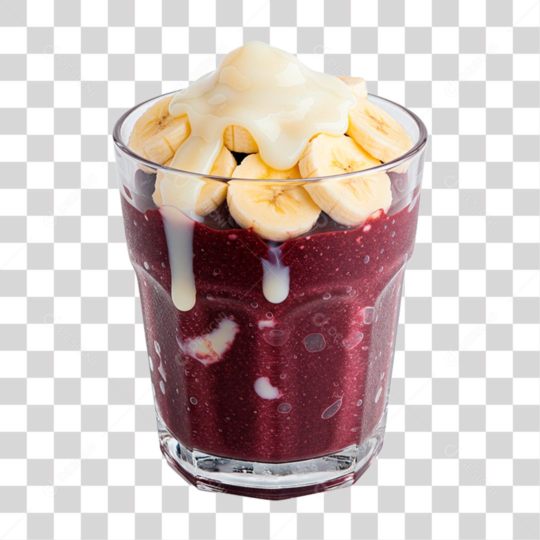 Copo de Açaí PNG Transparente