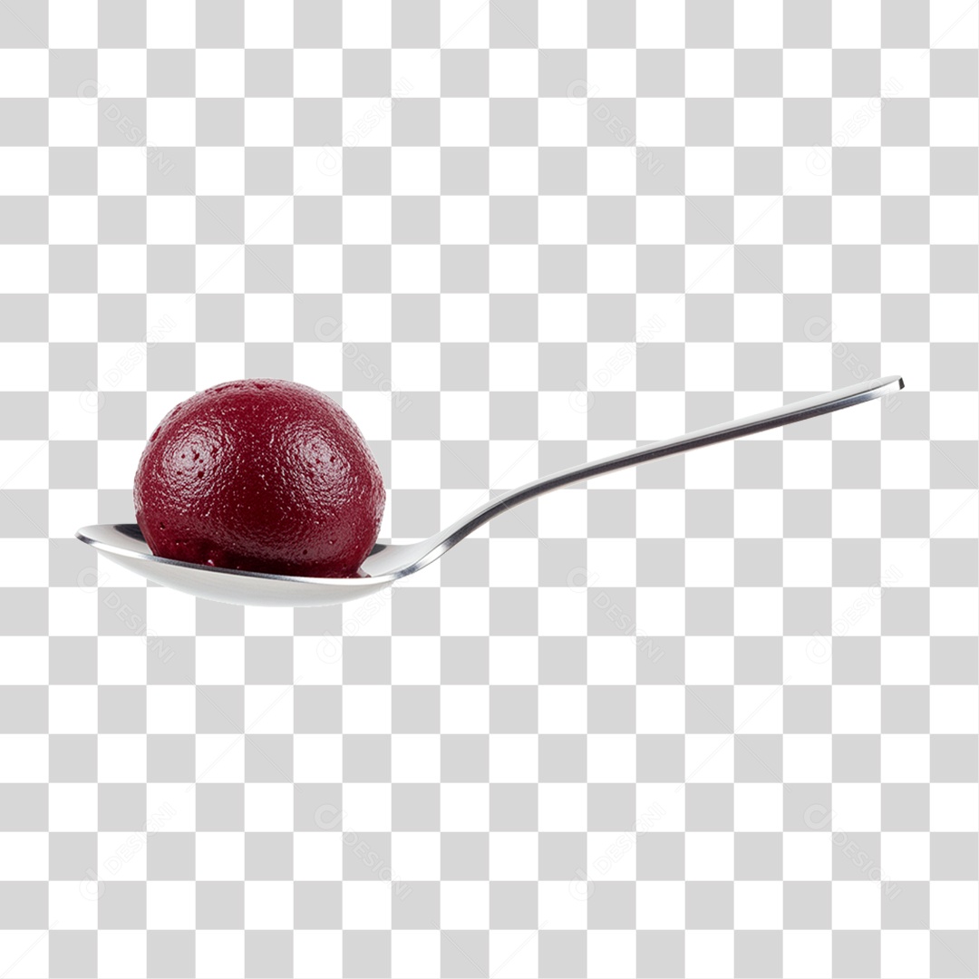 Colher de Açaí PNG Transparente
