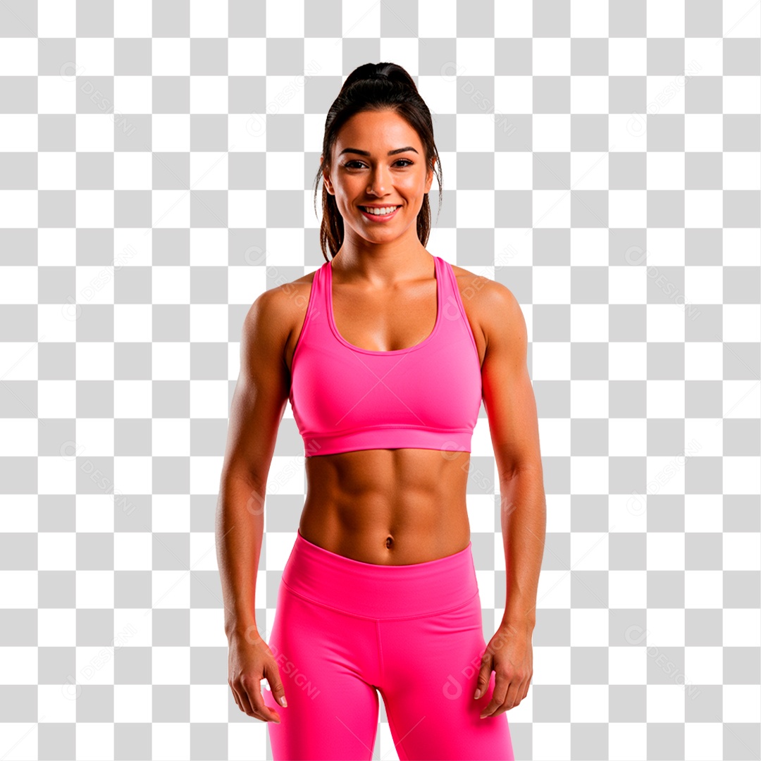 Mulher Malhando PNG Transparente