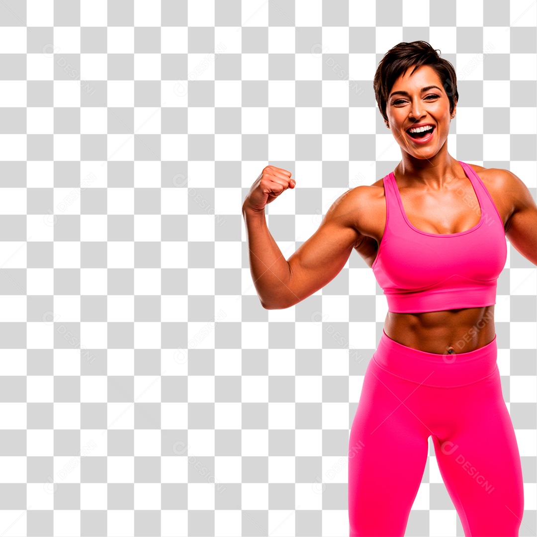 Mulher Malhando PNG Transparente