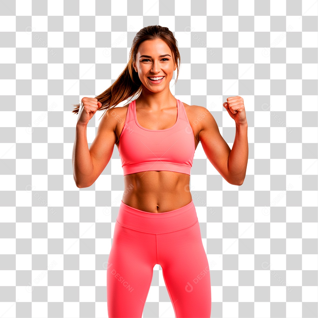 Mulher Malhando PNG Transparente