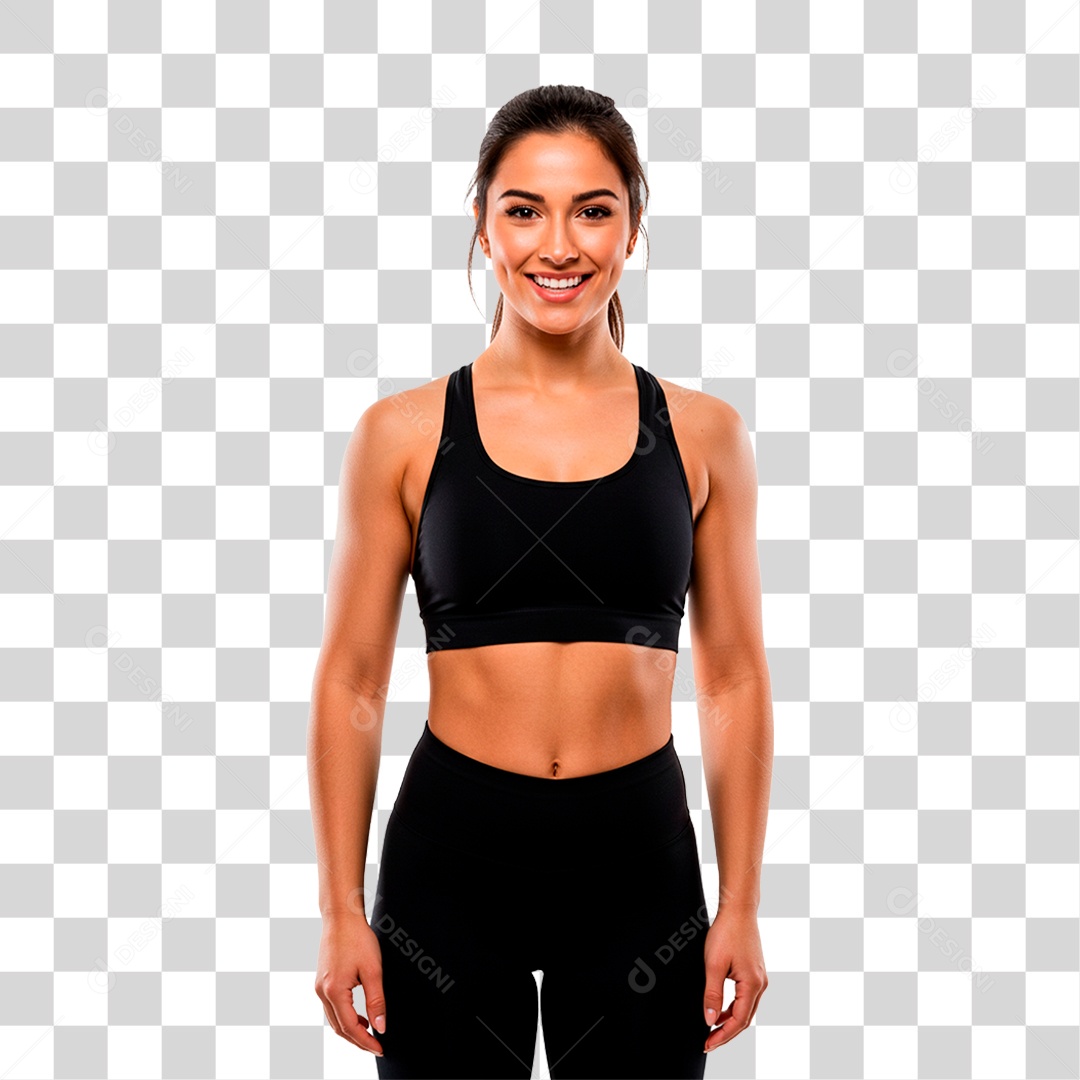 Mulher Malhando PNG Transparente