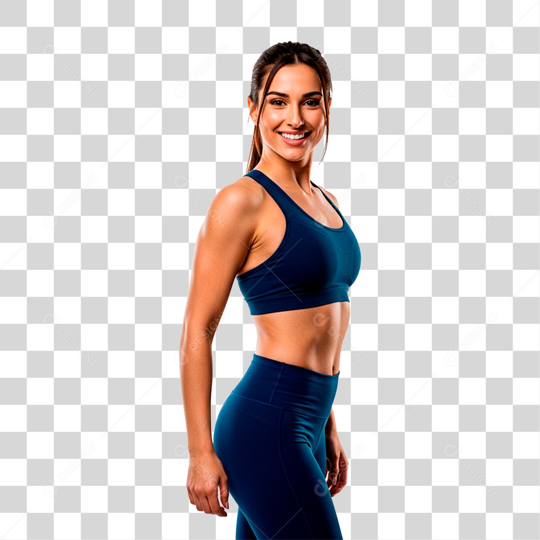 Mulher Malhando PNG Transparente