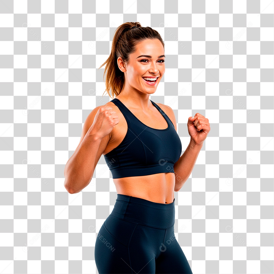 Mulher Malhando PNG Transparente