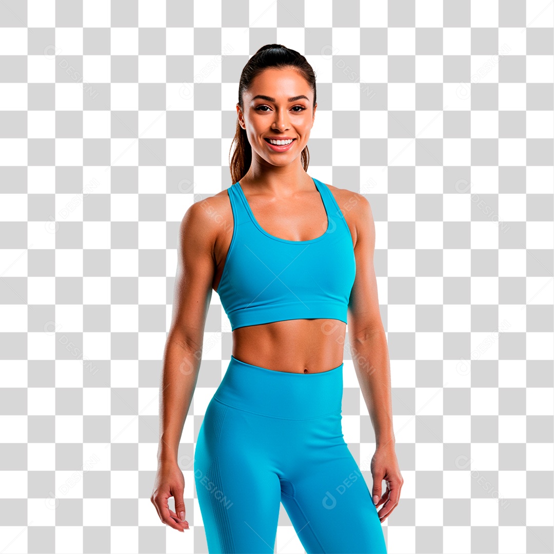 Mulher Malhando PNG Transparente