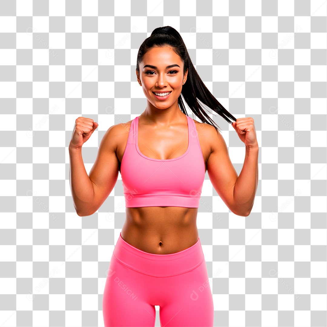 Mulher Malhando PNG Transparente