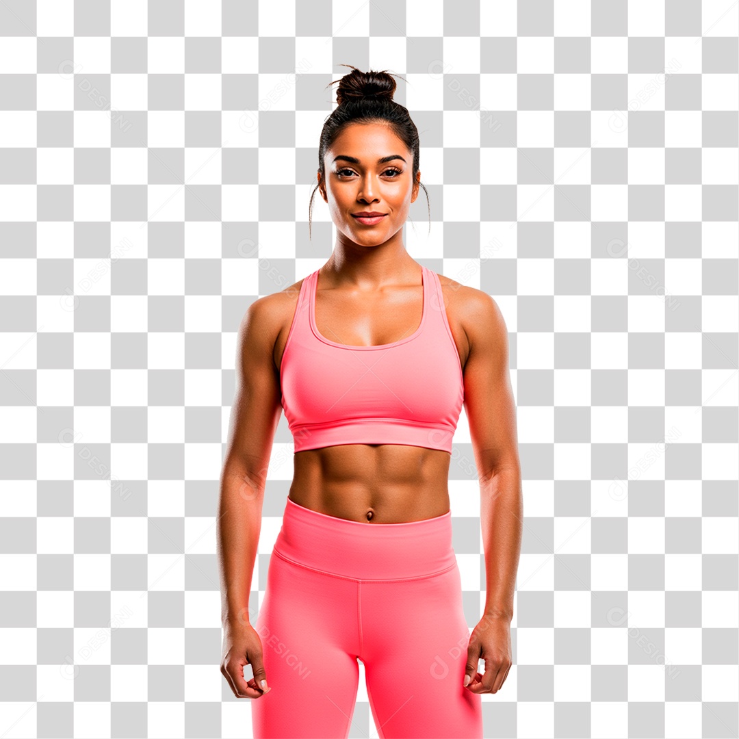 Mulher Malhando PNG Transparente