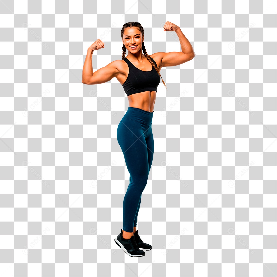 Mulher Malhando PNG Transparente