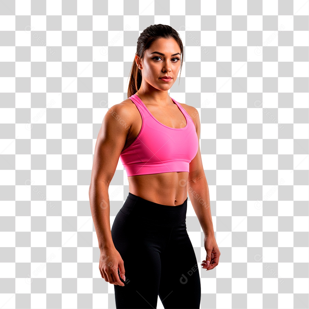 Mulher Malhando PNG Transparente