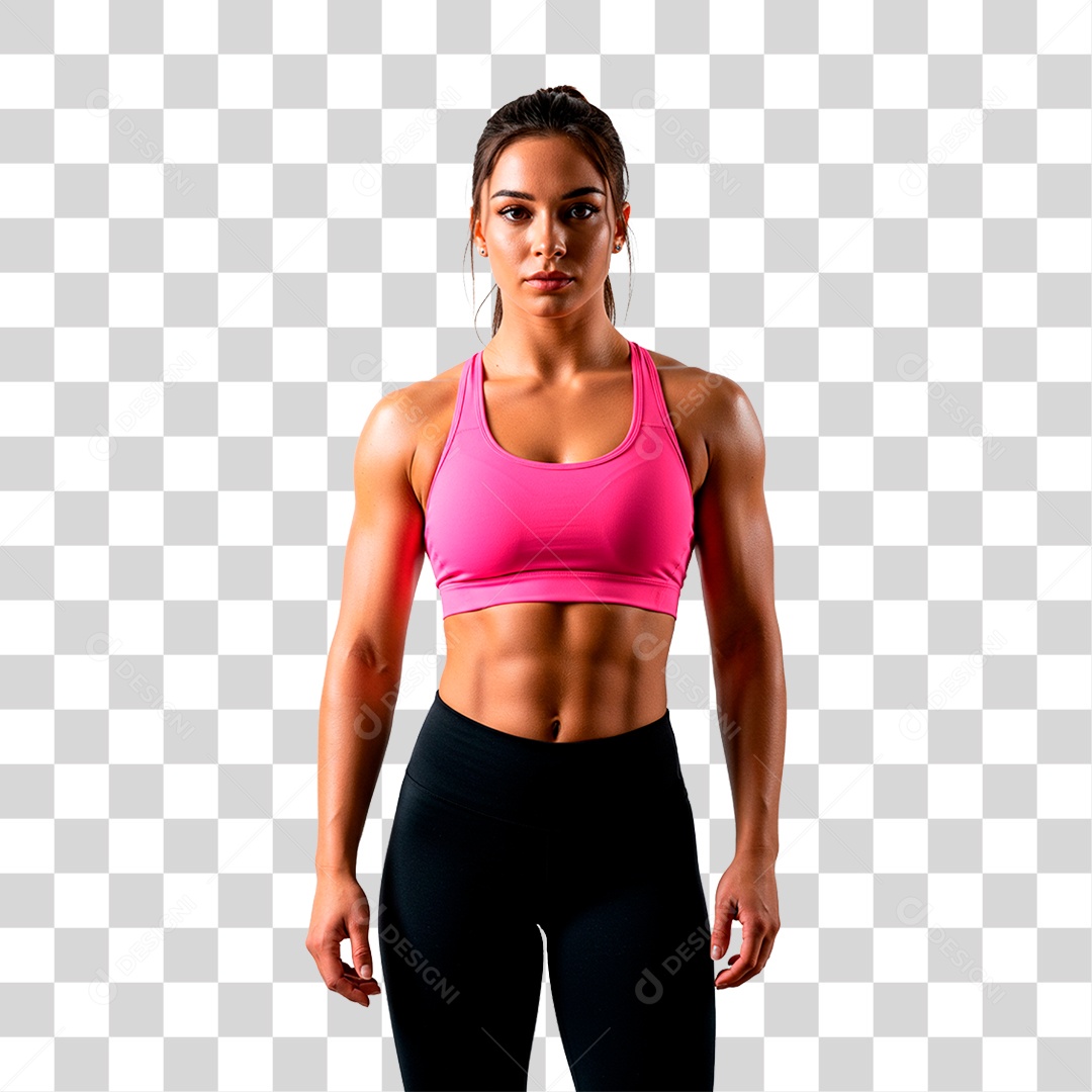 Mulher Malhando PNG Transparente