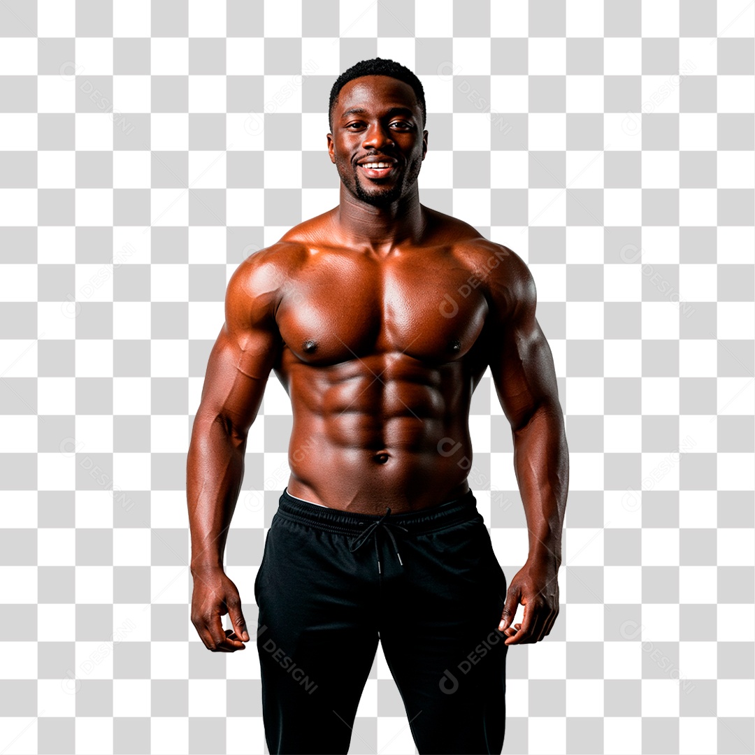 Homem Malhando PNG Transparente