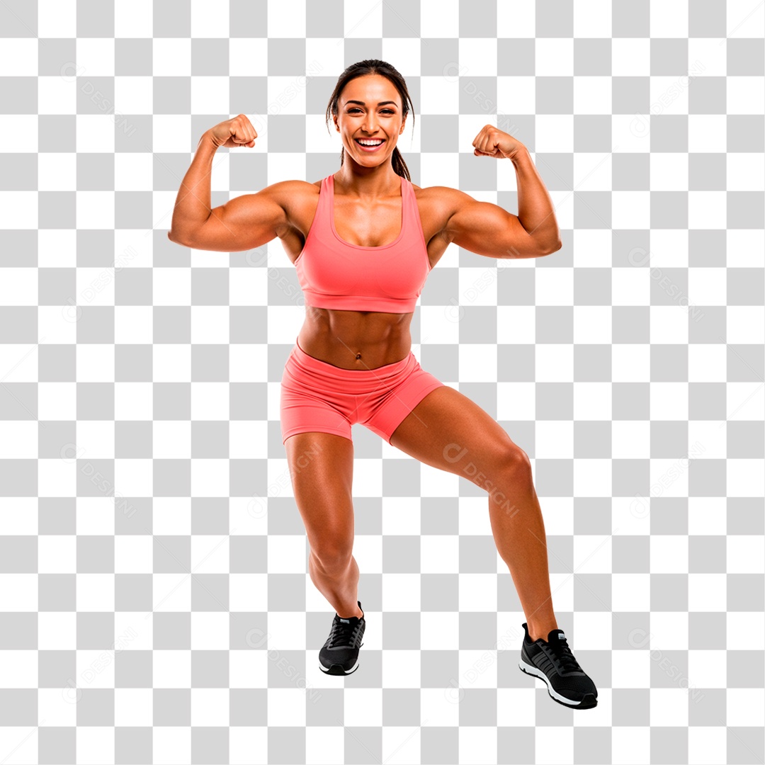 Mulher Malhando PNG Transparente