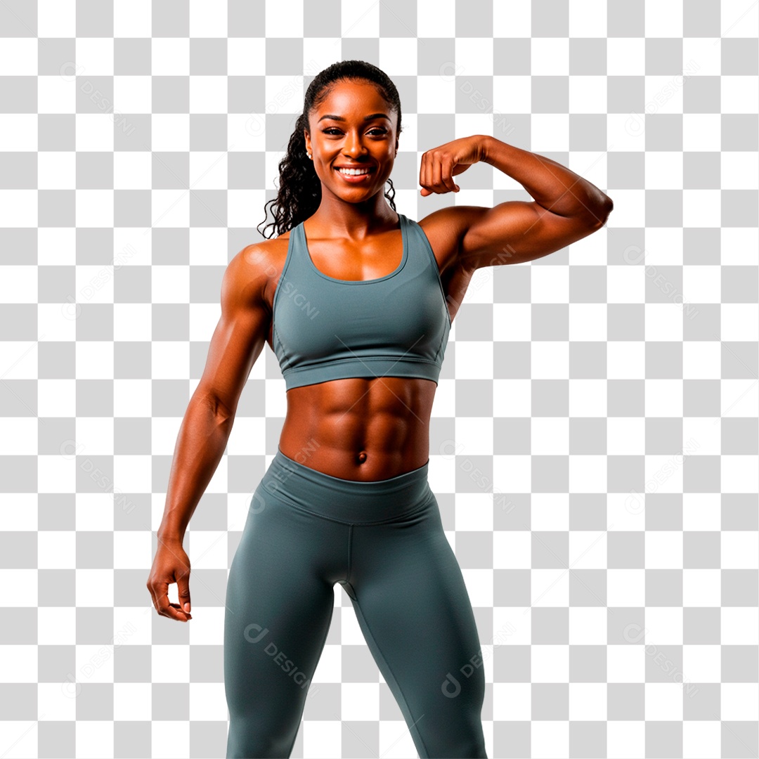 Mulher Malhando PNG Transparente