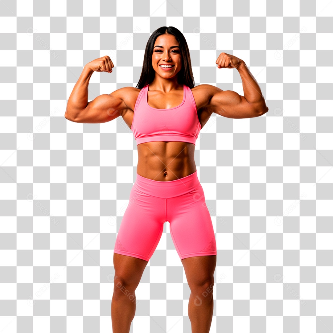 Mulher Malhando PNG Transparente